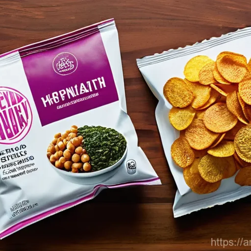 소금맛 과자 제품 - **Prompt: The Evolution of Savory Snacks**
    "A vibrant, high-resolution food photograph showcasin...