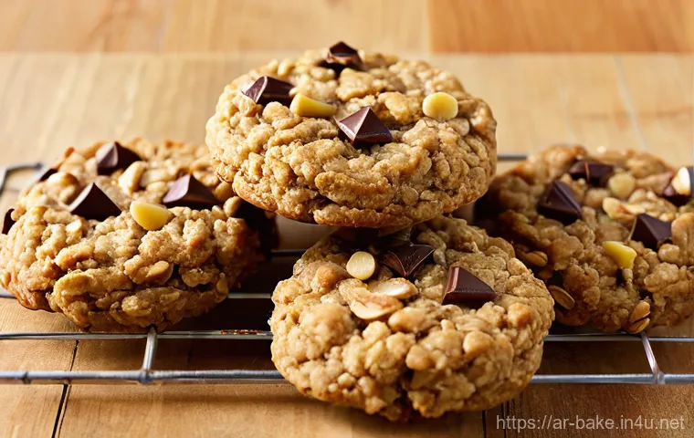 오트밀 쿠키 제품 - **Image Prompt: A Delightful Array of Oatmeal Cookie Variations**
    A beautifully arranged platter...