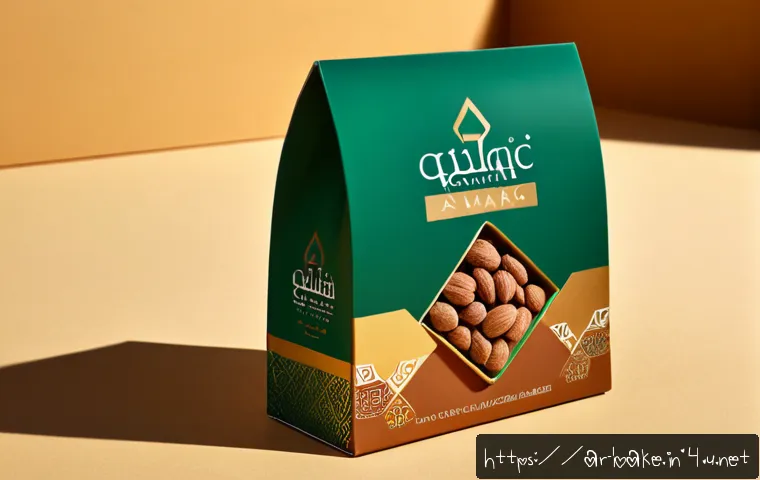 과자 포장 디자인 트렌드 - Photorealistic premium snack packaging design presentation for an Arabic-market confectionery brand,...